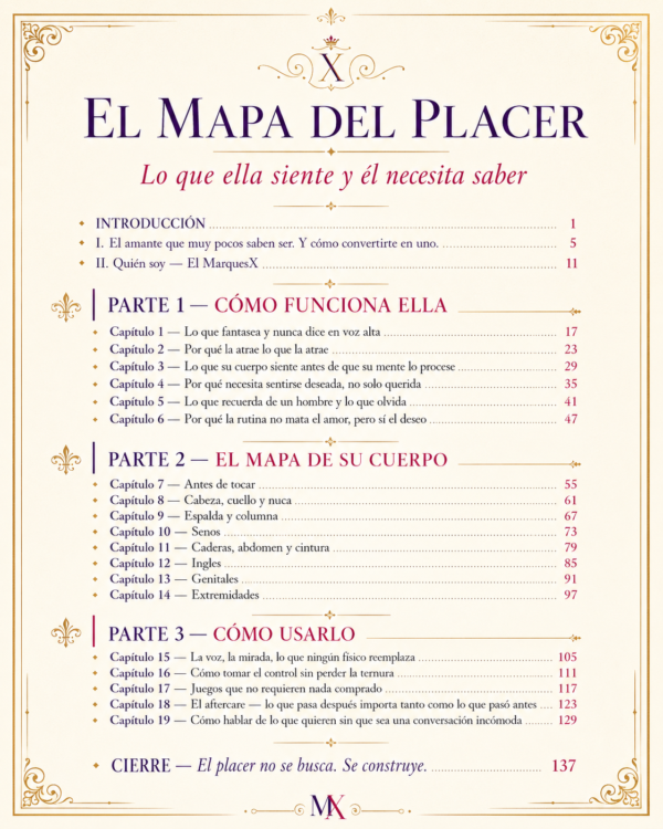 El Mapa del Placer: Lo que ella siente y él necesita saber - Preventa